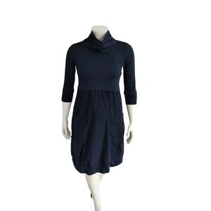 Paquito Italy Women's Viscose Capsule Contemporary Quiet Luxury Mini Dress Large